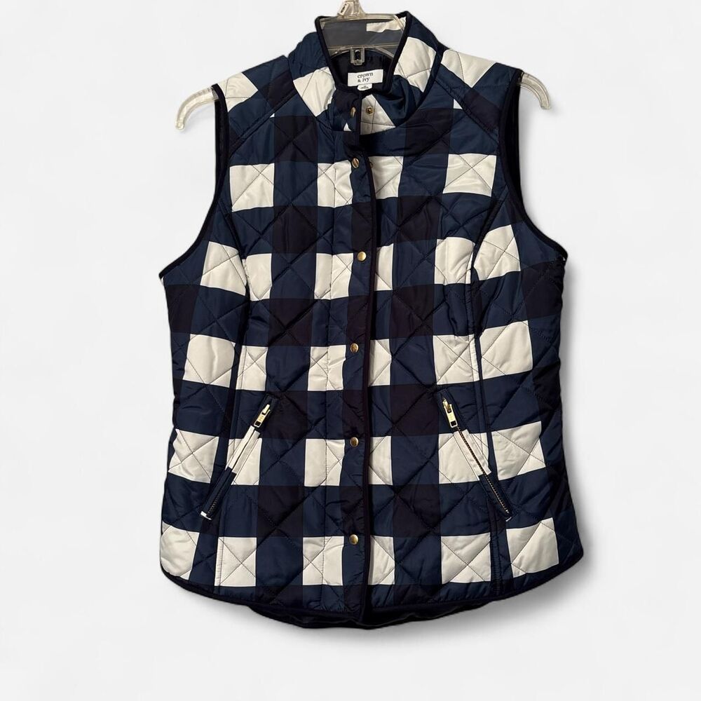 Crown-ivy Women's Blue and Navy Gilet